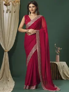 Saree mall Embellished Beads and Stones Sarees