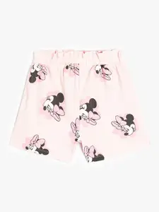 Koton Girls Floral Printed Shorts