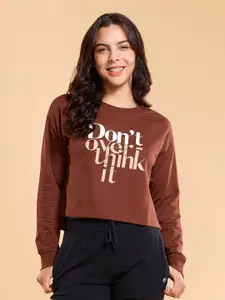 Enamor Graphic Drop Shoulder Cotton Terry Sweatshirt-E9G2