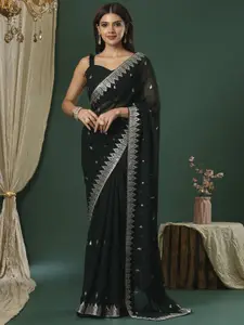Saree mall Embellished Beads and Stones Saree