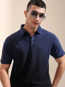 HIGHLANDER Men Polo Collar Pockets Slim Fit T-shirt