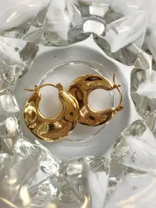 KRENOZ Circular Drop Earrings