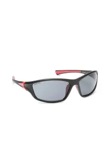 Fastrack Men Sports Sunglasses with UV Protected Lens P351BK1V