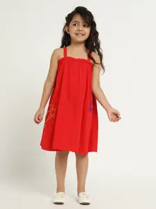 Somersault Shoulder Straps Pure Cotton A-Line Dress