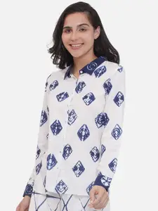 KALINI  Dyed Shirt With Shorts Co-Ords