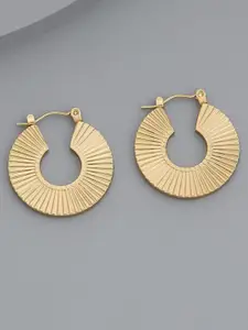 KRENOZ Circular Drop Earrings