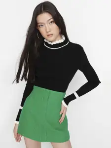 Trendyol Women Striped Crop Pullover