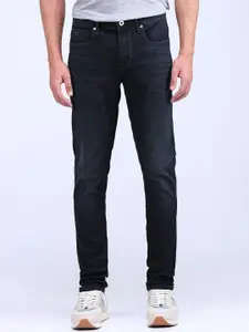 Flying Machine Men Super Skinny Fit Low-Rise Light Fade Stretchable Jeans