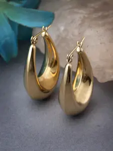 KRENOZ Circular Half Hoop Earrings