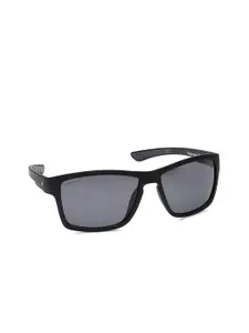 Fastrack Men Wayfarer Sunglasses With Polarised and UV Protected Lens P420BK3PV