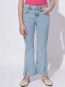 Vero Moda Girls Bootcut High-Rise Stretchable Jeans