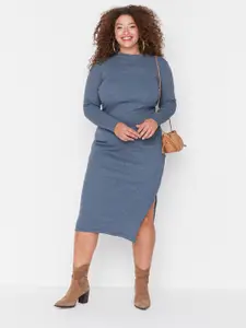 Trendyol Bodycon Long Sleeves Midi Dress