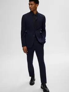 SELECTED Men Spread Collar Solid Cotton Slim Fit Casual Shirt