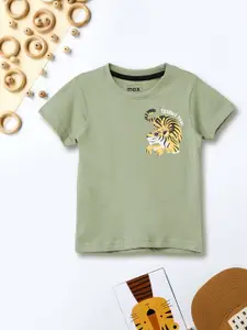 max Boys Printed Applique T-shirt