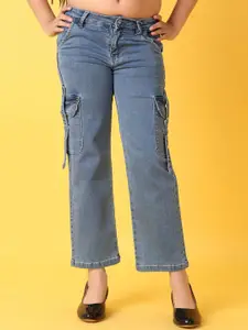 V-Mart Girls Low Distress Light Fade Jeans