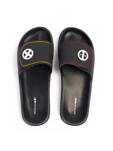Bewakoof Men Printed Rubber Sliders