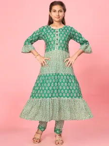 BAESD Girls Ethnic Motifs Printed Kurta