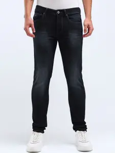 Flying Machine Men Super Skinny Fit Low-Rise Light Fade Stretchable Jeans