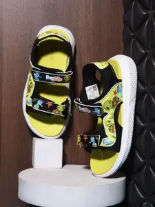 Liberty Boys Printed PU Comfort Sandals