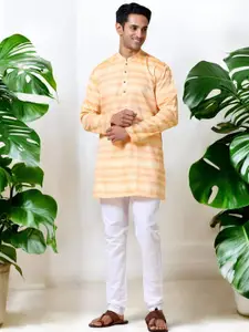 TATTVA Men Thread Work Kurta