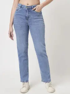 Kraus Jeans Women Straight Fit High-Rise Stretchable Jeans