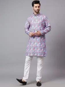 Yugnik Men Regular Kurta with Pyjamas
