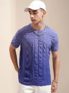 HIGHLANDER Men Striped Pockets T-shirt