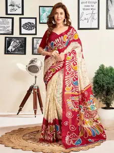 KALINI Ethnic Motifs Pure Silk Saree