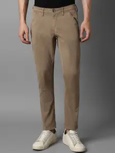 Louis Philippe Jeans Men Slim Fit High-Rise Chinos Trousers