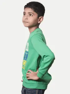 BAESD Boys Typography Printed Sweatshirt