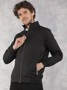 Crimsoune Club Men Geometric Lightweight Bomber Jacket