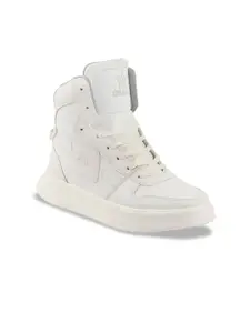 FAUSTO Men Woven Design High-Top Driving Shoes