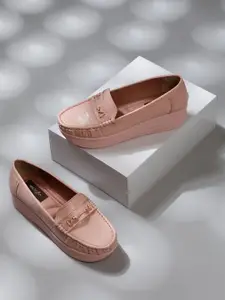 VALIOSAA Women Synthetic Slip-On Loafers