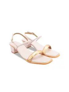 ALL TABS OPEN PU Block Sandals with Bows