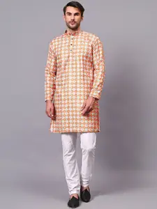 Yugnik Men Regular Kurta with Pyjamas