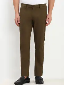 Allen Solly Men Mid-Rise Slim Fit Trousers