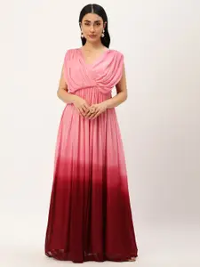 Ethnovog Geathered Ombre Maxi Dress