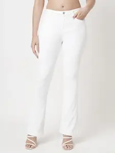 Kraus Jeans Women Flared High-Rise Stretchable Jeans