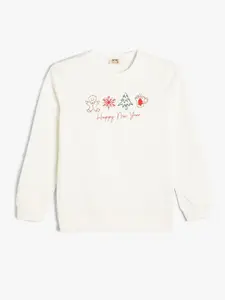 Koton Girls Graphic Printed Sweatshirt