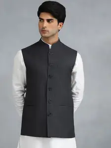 MODI JACKET Men Floral Woollen Longline Tailored Jacket