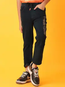 V-Mart Boys Mid Rise Cotton Track Pants