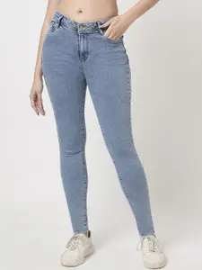 Kraus Jeans Women Skinny Fit Cotton High-Rise Stretchable Jeans