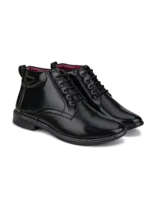BERSACHE Men Leather Derbys