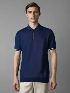 Louis Philippe Sport Men Mandarin Collar Slim Fit T-shirt