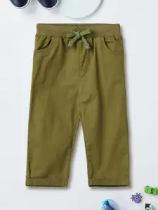 max Boys Printed Casual Trousers