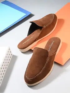 CARLO ROMANO Men Leather Mules