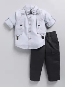 LITTLE COLLARS Boys Shirt with Trousers