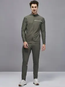 Technosport Slim Fit Mock Collar Neck Tracksuits