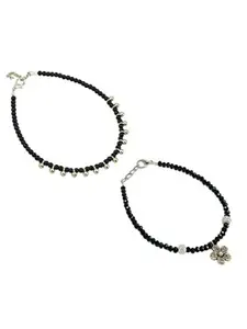 HIGH TRENDZ Women Set of 2 Anklets