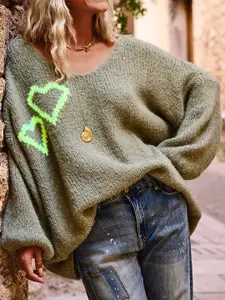 StyleCast x Revolte Women Ribbed Pullover